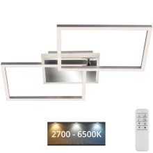 Brilo - LED Stmívatelný přisazený lustr FRAME 2xLED/20W/230V 2700-6500K + dálkové ovládání