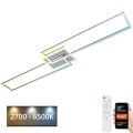 Brilo - LED Stmívatelný přisazený lustr FRAME 2xLED/20W/230V 2700-6500K Wi-Fi Tuya + dálkové ovládání