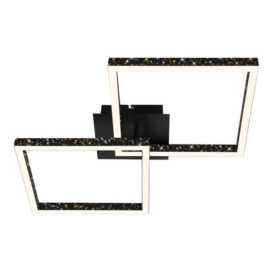 Brilo - LED Stmívatelný přisazený lustr FRAME 2xLED/9W/230V