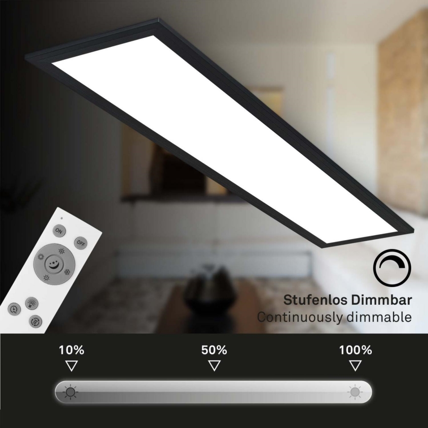 Brilo - LED Stmívatelný přisazený panel LED/24,5W/230V 3000-6500K + dálkové ovládání