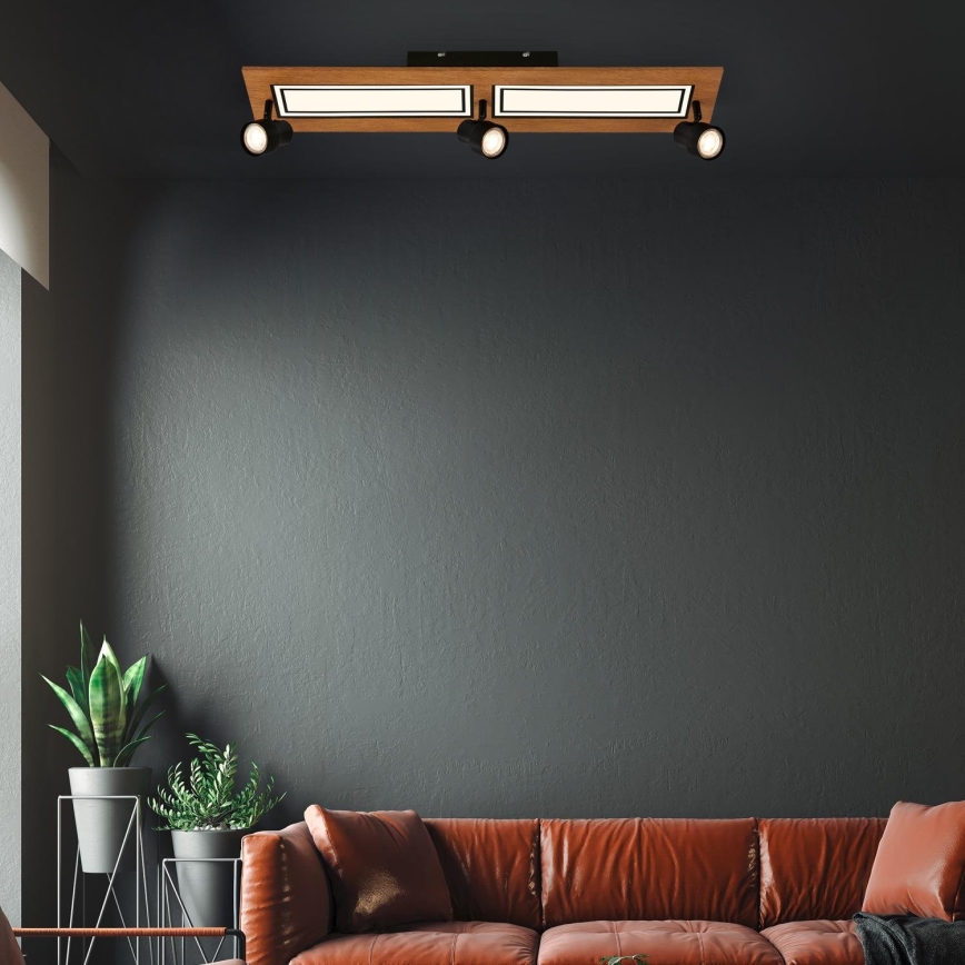 Brilo - LED Stropní svítidlo LED/24W/230V + 3xGU10/9W 3000K