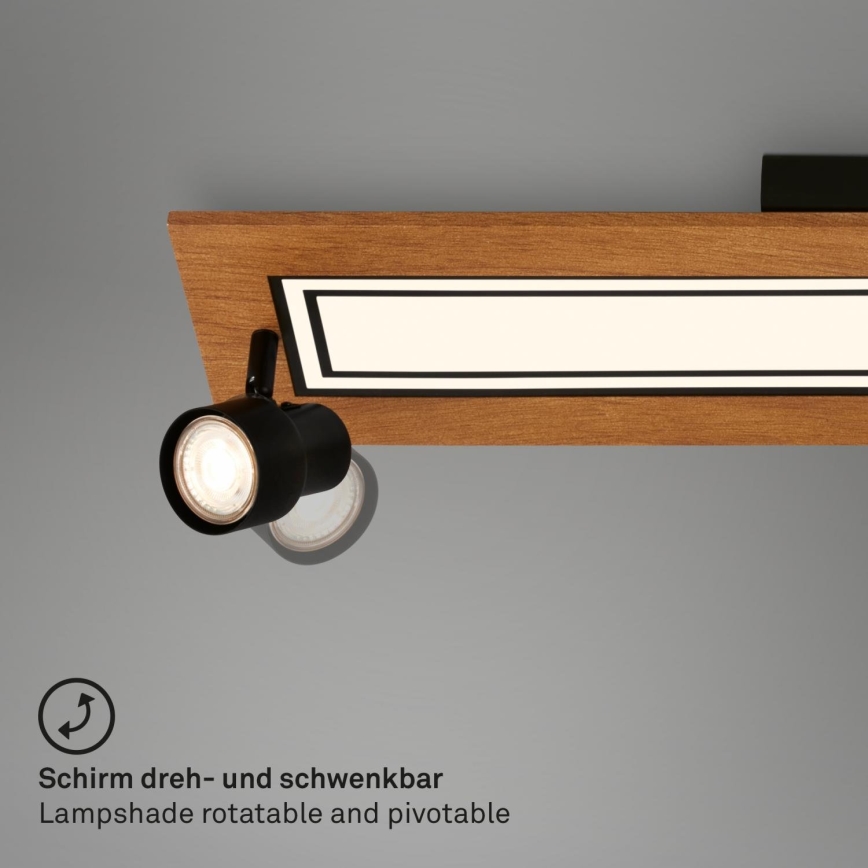Brilo - LED Stropní svítidlo LED/24W/230V + 3xGU10/9W 3000K