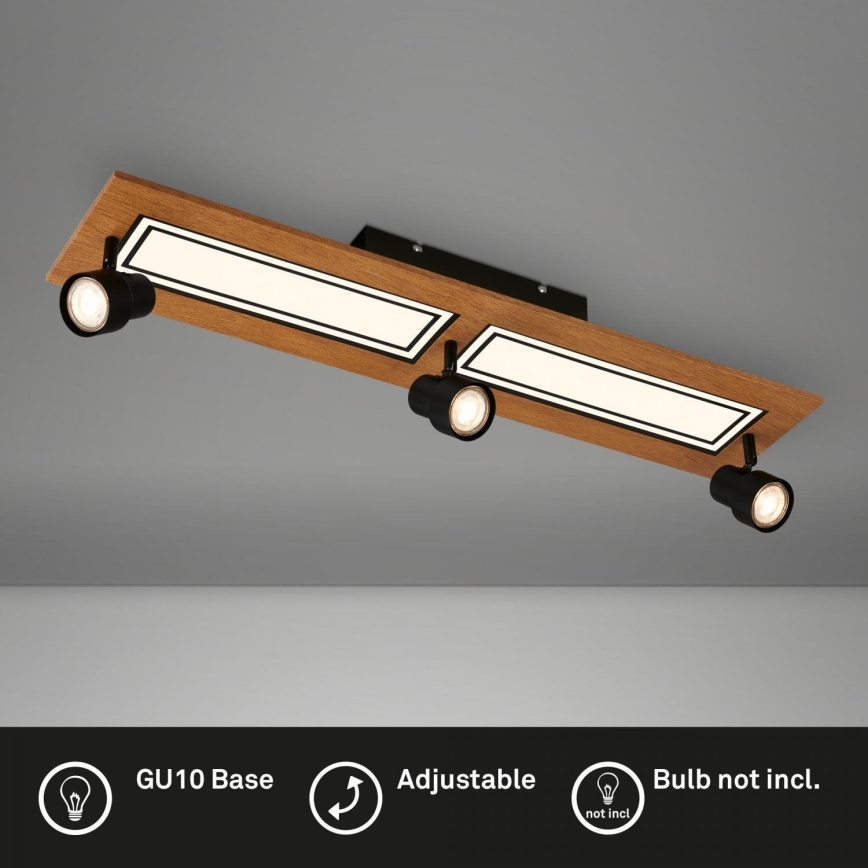 Brilo - LED Stropní svítidlo LED/24W/230V + 3xGU10/9W 3000K