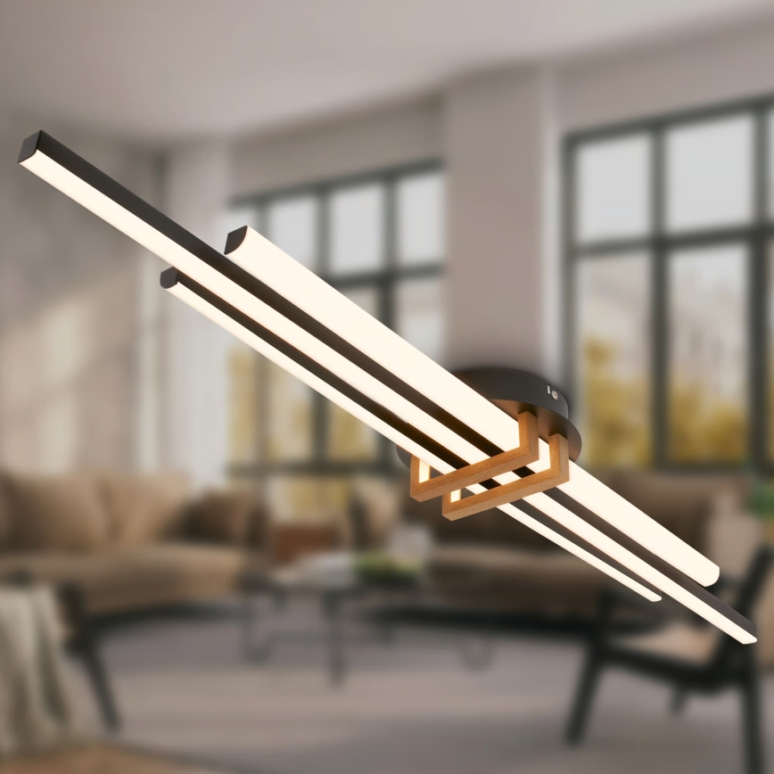 Brilo - LED Stropní svítidlo TINKA LED/30W/230V 3000K černá