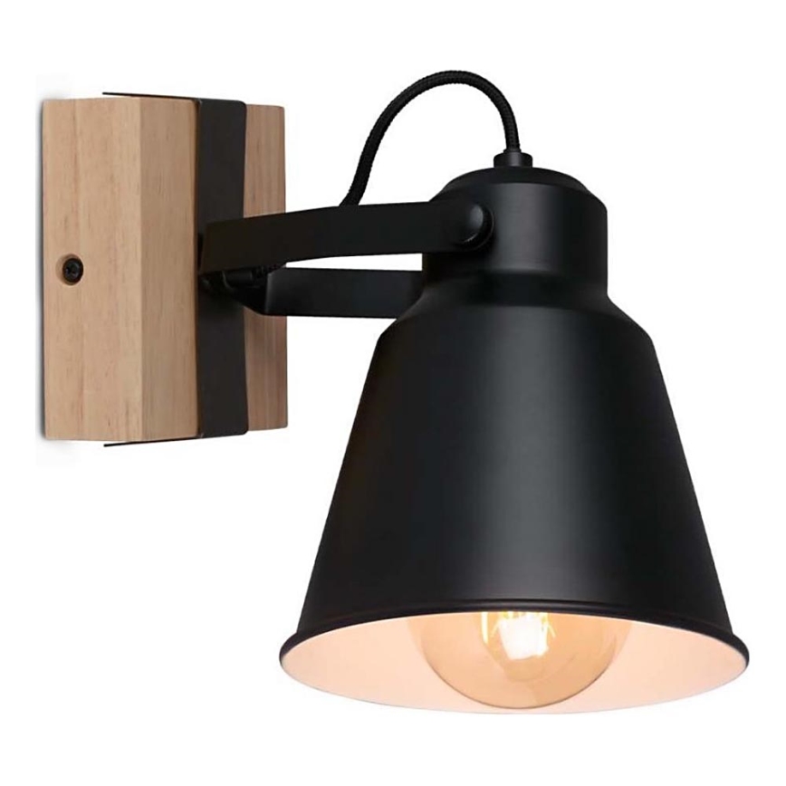 Brilo - Nástěnné bodové svítidlo TALLE  1xE27/40W/230V kaučukovník
