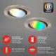 Brilo - SADA 3x LED RGBW Stmívatelné koupelnové svítidlo 1xGU10/4,9W/230V 2700-6500K Wi-Fi Tuya IP23 + dálkové ovládání