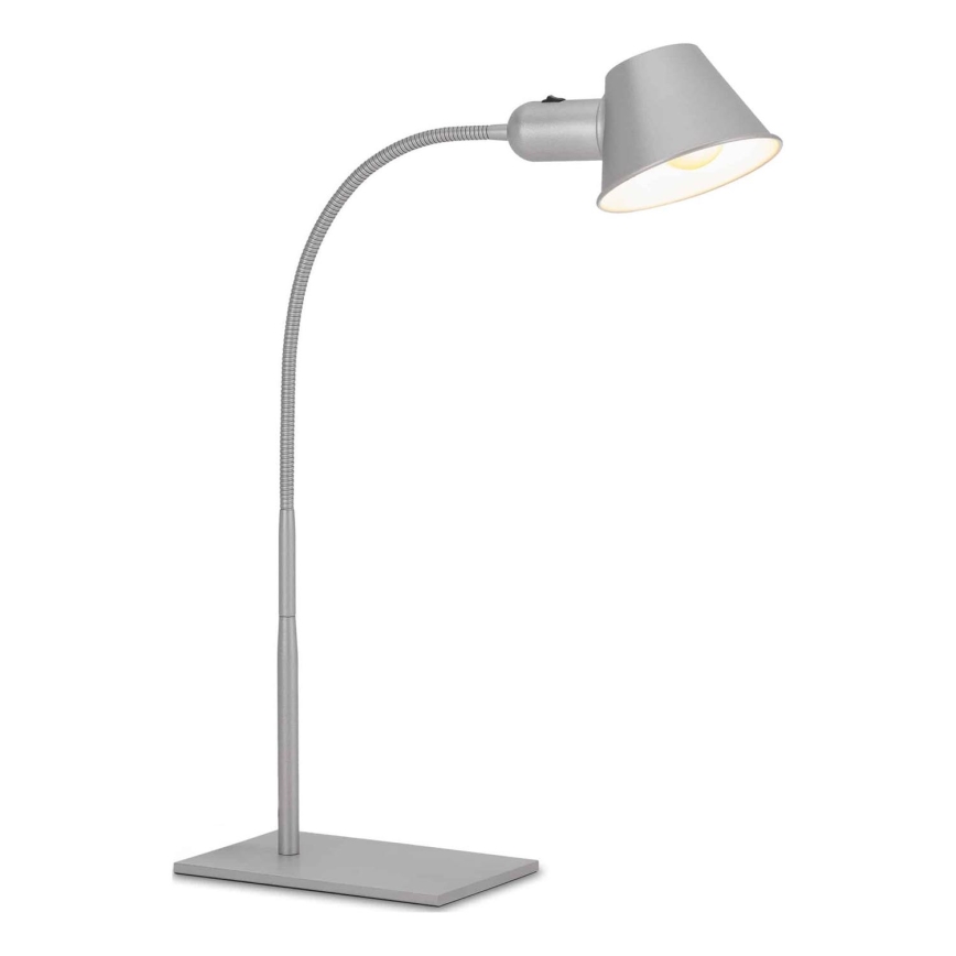 Brilo - Stolní lampa 1xE27/10W/230V matný chrom
