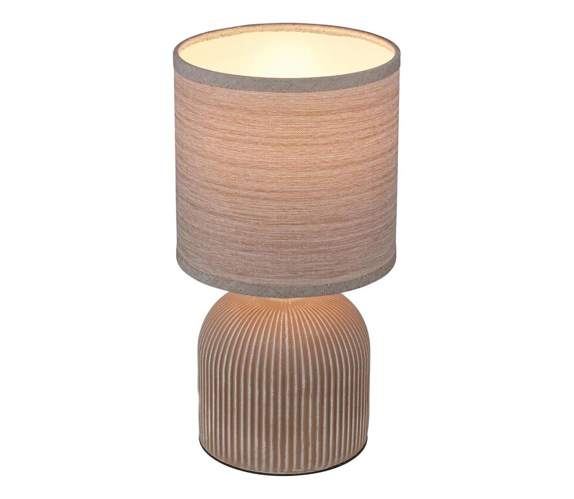 Brilo - Stolní lampa INO 1xE14/10W/230V hnědá 7538011
