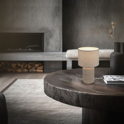 Brilo - Stolní lampa INO 1xE14/10W/230V hnědá