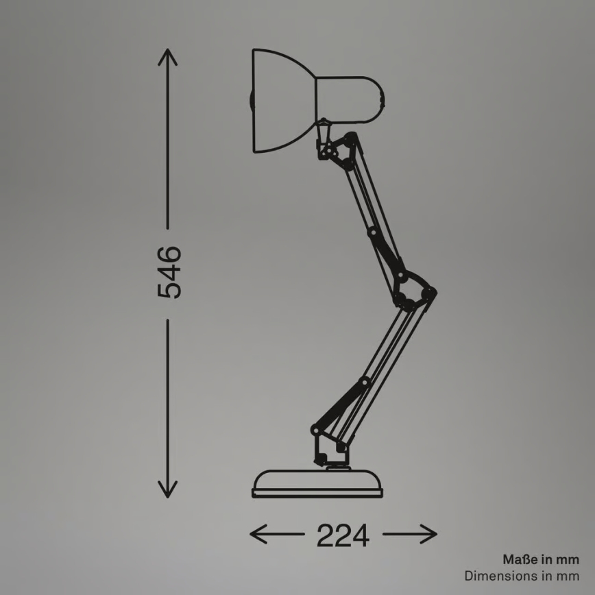 Brilo - Stolní lampa PIXA 1xE14/25W/230V béžová