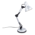 Brilo - Stolní lampa PIXA 1xE14/25W/230V stříbrná