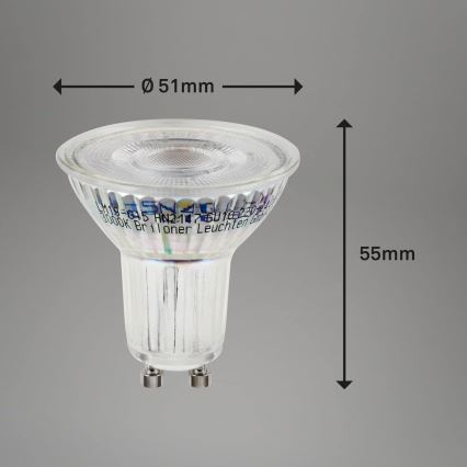 Briloner 0548-003 - SADA 10x LED Žárovka GU10/3,5W/230V 3000K