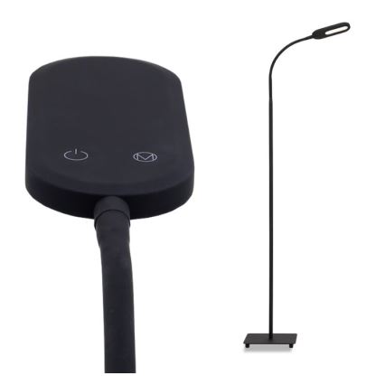 Briloner 1297-015 - LED Stmívatelná flexibilní stojací lampa LED/6,6W/230V 3000K/4000K/6000K