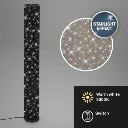 Briloner 1388-015 - LED Stojací lampa STARRY SKY LED/12W/230V černá