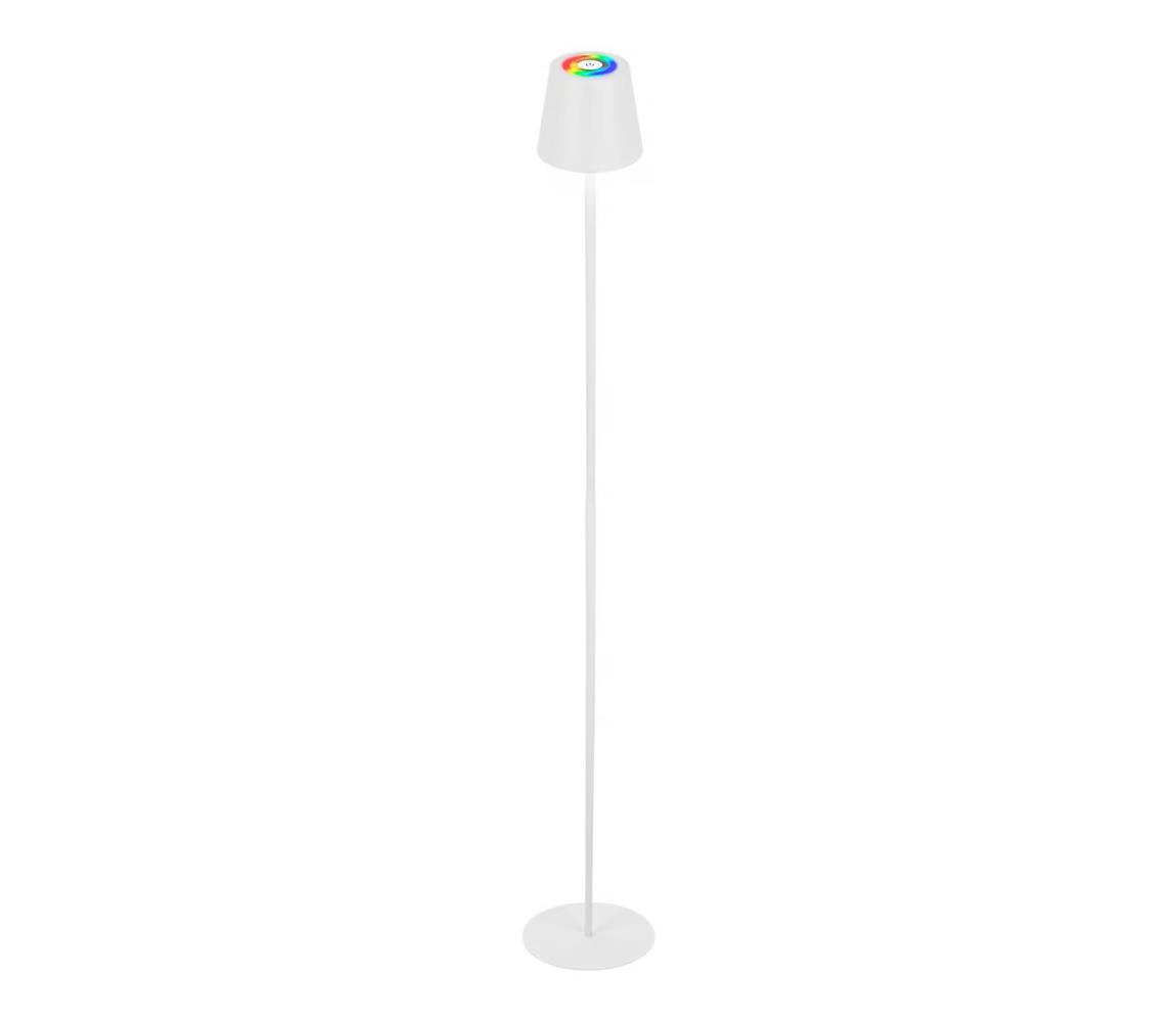 Briloner 1507016 - LED Stm stojací lampa KIKI 4,3W/5V IP44 2600 mAh bílá 1507016