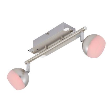 Briloner 2040-022 - LED RGB Stmívatelné bodové svítidlo 2xLED/3,3W/230V + dálkové ovládání