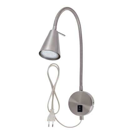 Briloner 2082-012 - LED Nástěnná lampa COMFORT LIGHT 1xGU10/5W/230V matný chrom