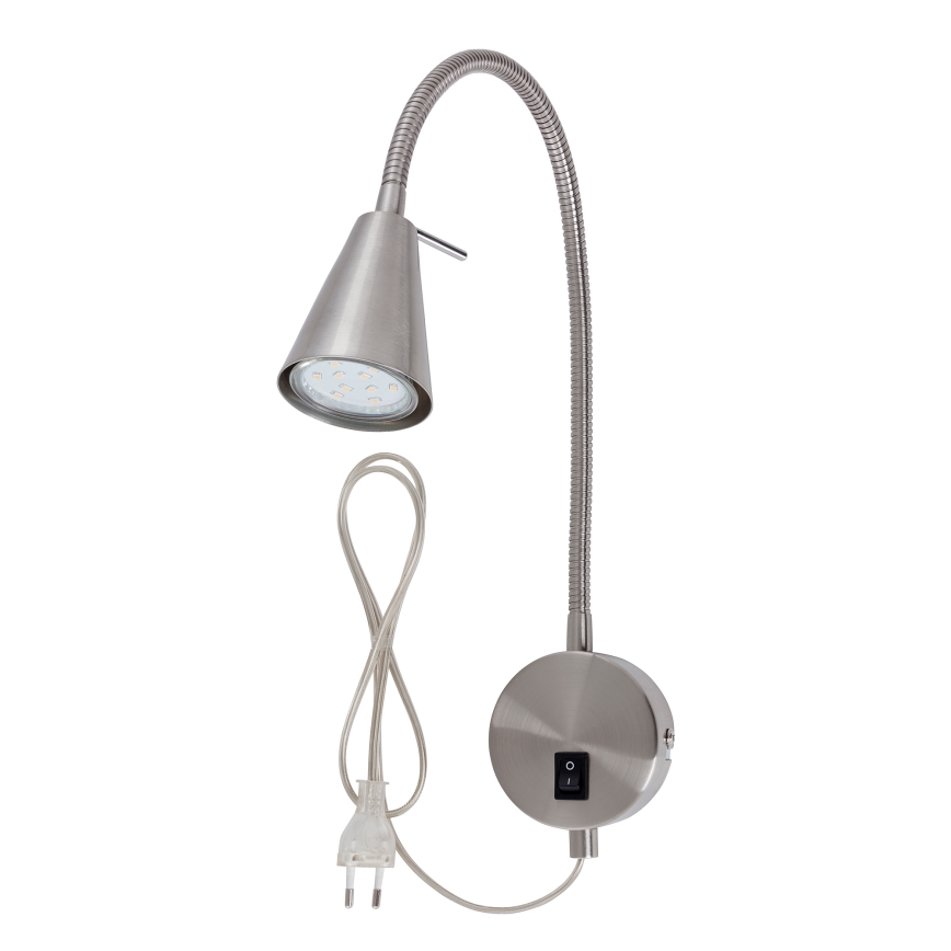 Briloner 2082-012 - LED Nástěnná lampa COMFORT LIGHT 1xGU10/5W/230V matný chrom