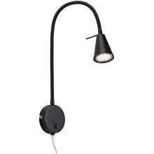 Briloner 2082-015 - LED Nástěnná lampa COMFORT LIGHT 1xGU10/5W/230V černá