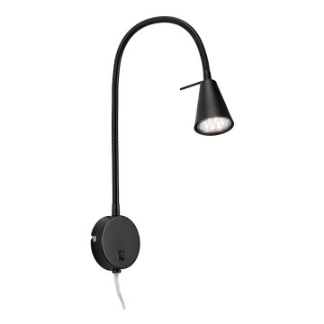 Briloner 2082-015 - LED Nástěnná lampa COMFORT LIGHT 1xGU10/5W/230V černá