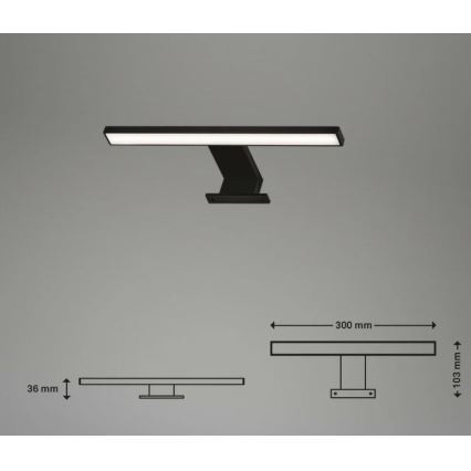 Briloner 2104-015 - LED Koupelnové osvětlení zrcadla DUN LED/5W/230V 30 cm IP44