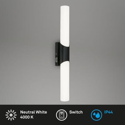 Briloner 2111-115 - LED Koupelnové osvětlení zrcadla LED/11W/230V IP44 47 cm černá