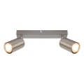 Briloner 2172-022 - Bodové svítidlo SPOT 2xGU10/9W/230V matný chrom