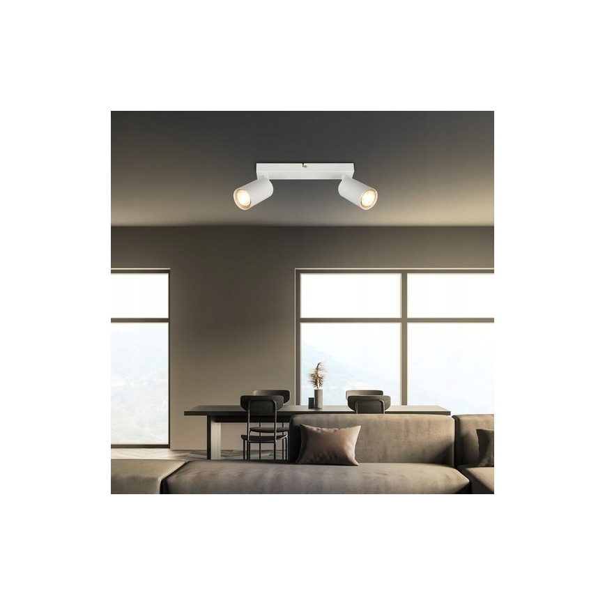 Briloner 2172-026 - Bodové svítidlo SPOT 2xGU10/9W/230V bílá