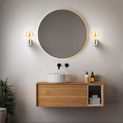 Briloner 2182-018 - Koupelnové nástěnné svítidlo DONGA 1xE27/10W/230V IP44 lesklý chrom