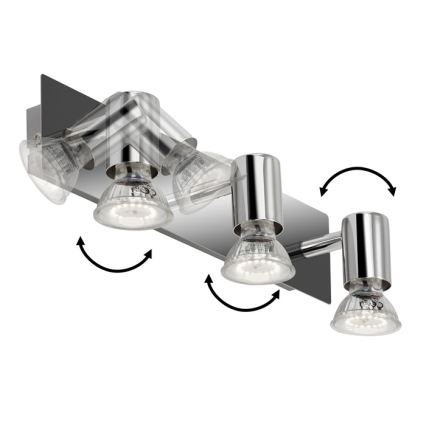 Briloner 2290-038 - LED Koupelnové bodové svítidlo SPLASH 3xGU10/5W/230V IP23