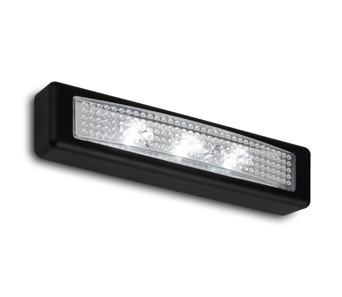 Briloner Briloner 2689-035 - LED Dotykové orientační svítidlo LERO LED/0,18W/3xAAA černá 