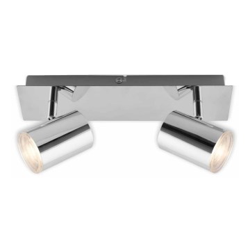 Briloner 2731-028 - Koupelnové bodové svítidlo BANYO 2xGU10/5W/230V IP44 lesklý chrom