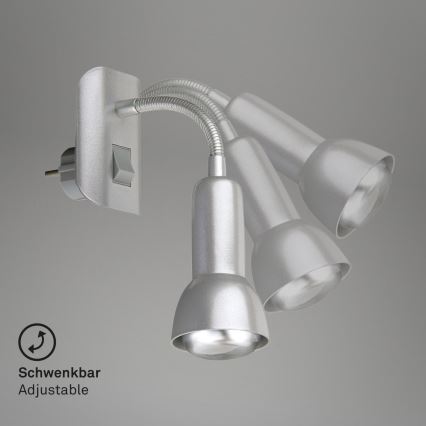 Briloner 2739-014P - Svítidlo do zásuvky 1xE14/25W/230V