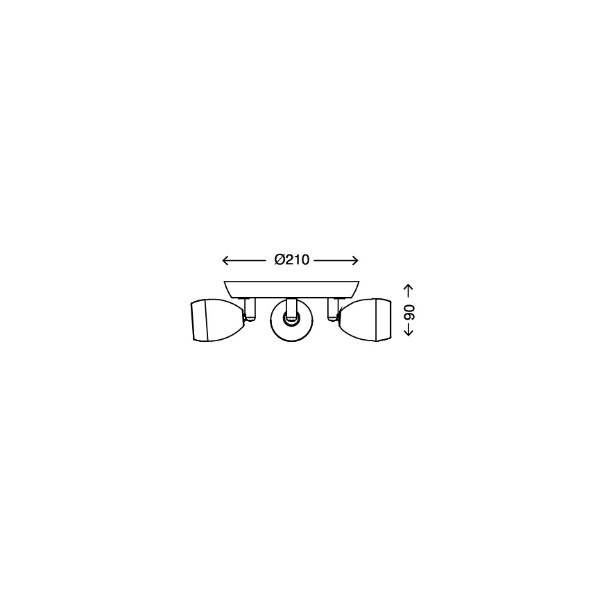 Briloner 2745-038 - LED Stropní bodové svítidlo GO 3xLED/3W/230V