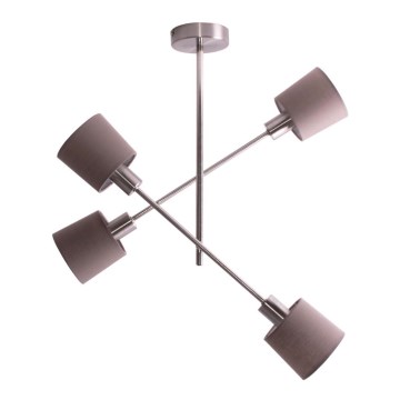 Briloner 2811-042 - Lustr na tyči NATURE 4xE14/5,5W/230V