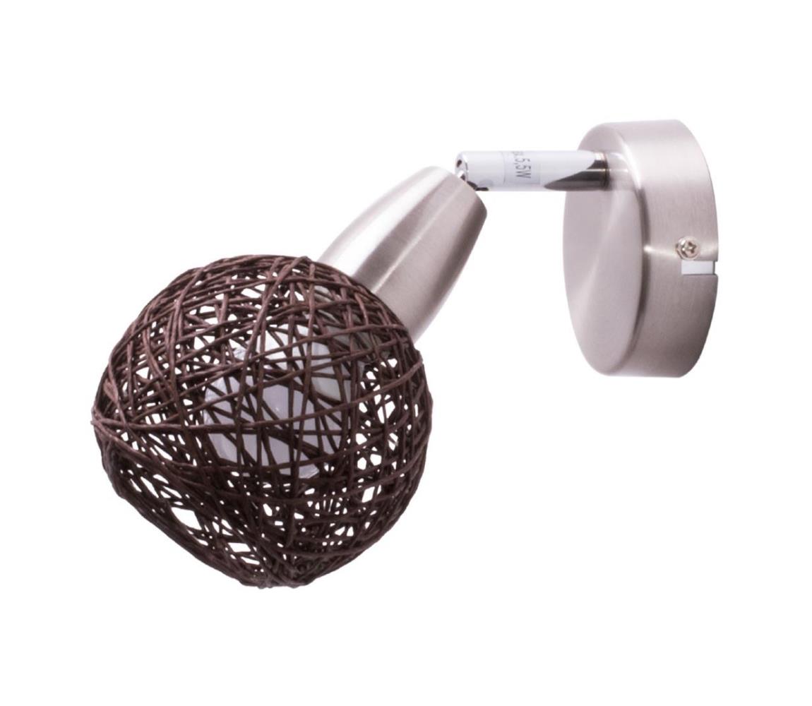 Briloner Briloner 2825-012 - Nástěnné bodové svítidlo NATURE 1xE14/5,5W/230V BL0514