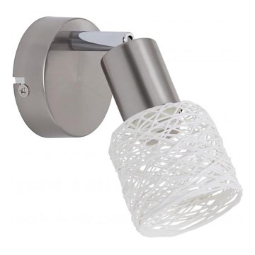 Briloner 2826-012 - Nástěnné bodové svítidlo SPOT 1xE14/6W/230V matný chrom