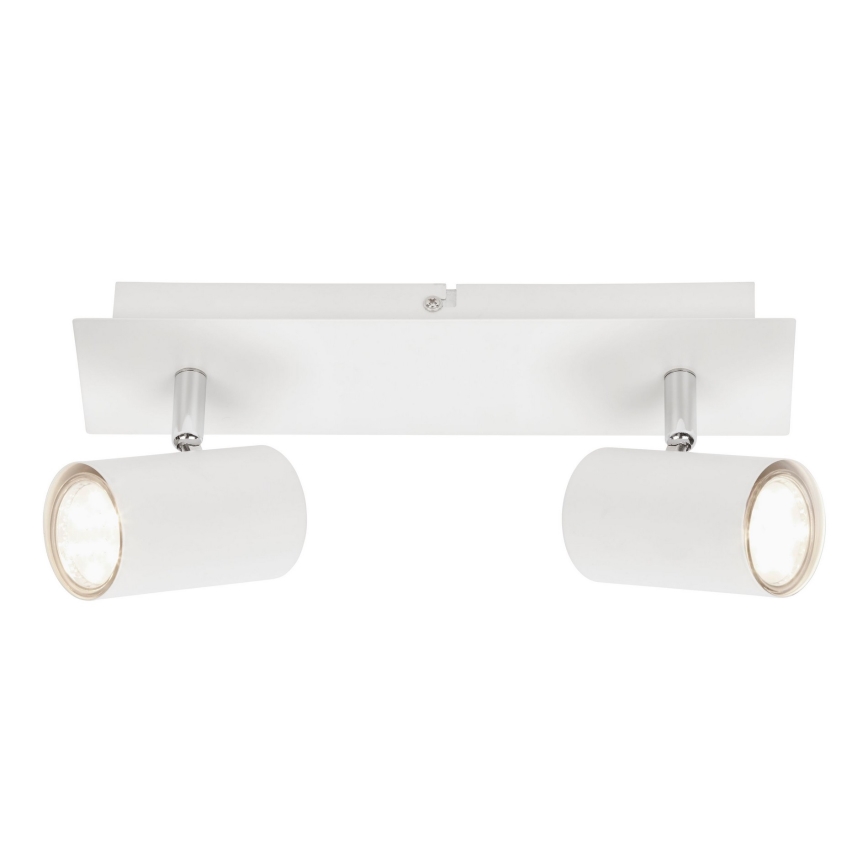 Briloner 2857-026 - Bodové svítidlo SPOT 2xGU10/40W/230V bílá