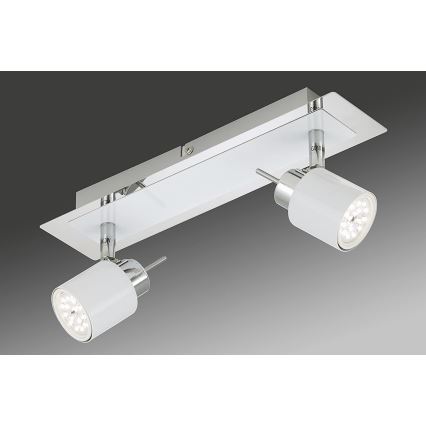 Briloner 2866-026 - LED Bodové svítidlo SPOT 2xGU10/5W/230V