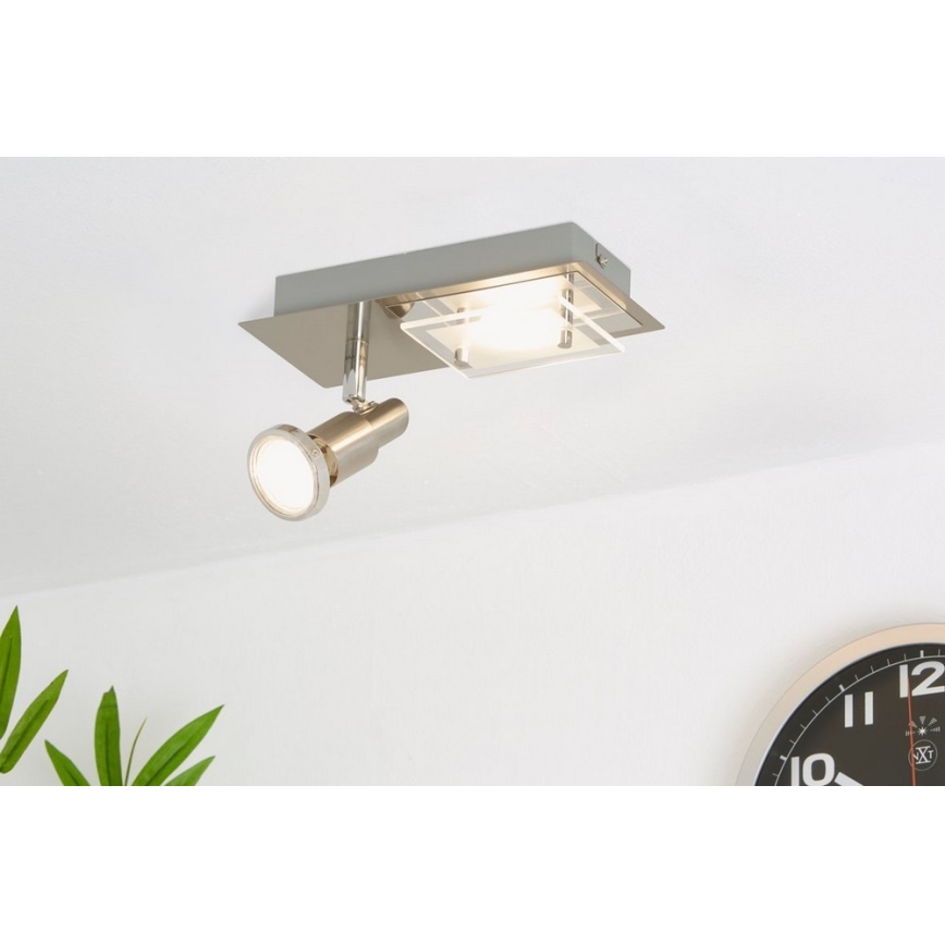 Briloner 2879-022 - LED Stropní svítidlo COMBINATA 1xGU10/3W + LED/5W/230V