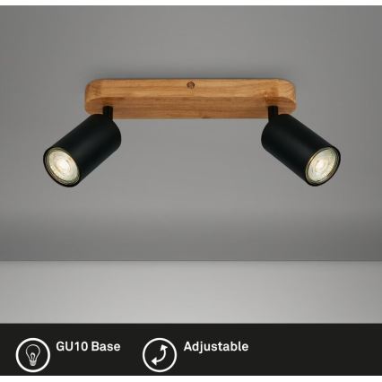 Briloner 2922-025 - Bodové svítidlo SPOT 2xGU10/9W/230V