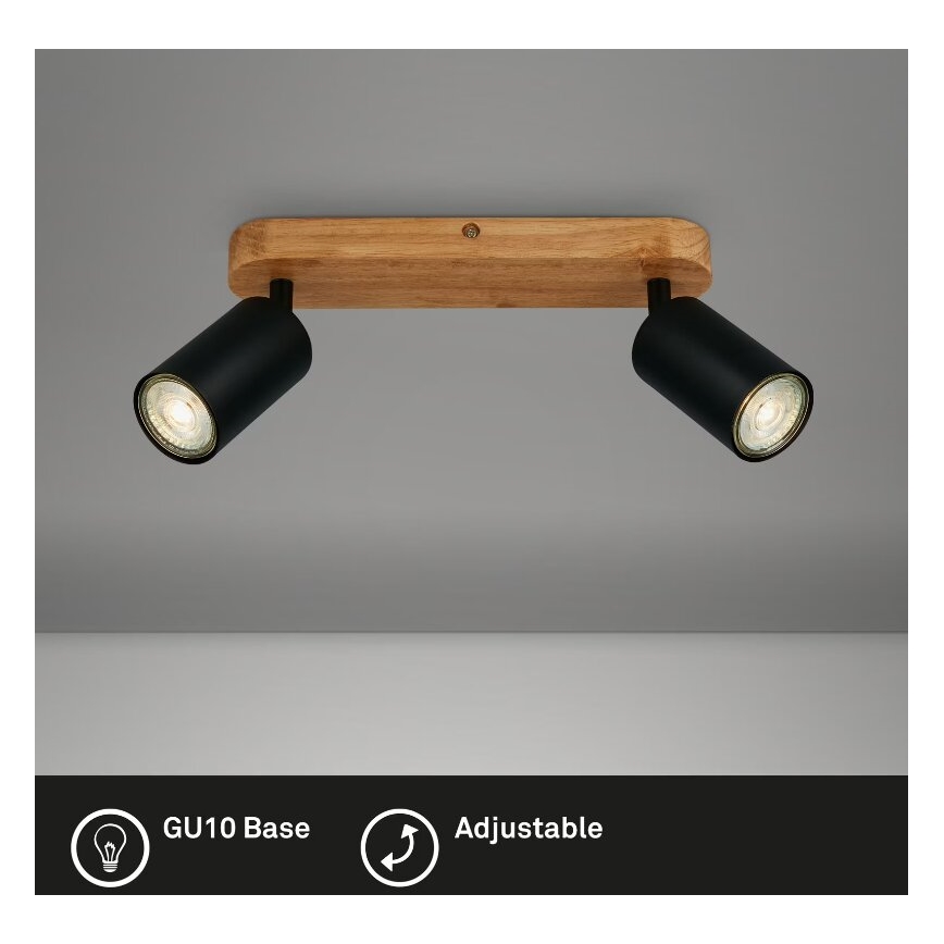 Briloner 2922-025 - Bodové svítidlo SPOT 2xGU10/9W/230V