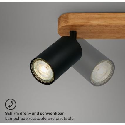 Briloner 2922-025 - Bodové svítidlo SPOT 2xGU10/9W/230V