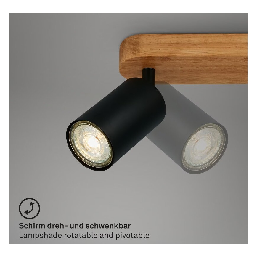 Briloner 2922-025 - Bodové svítidlo SPOT 2xGU10/9W/230V