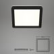 Briloner 3010-015 - LED Stropní svítidlo LED/8W/230V 19x19 cm černá IP44