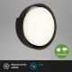Briloner 3019-015 - LED Venkovní nástěnné svítidlo GENUA LED/18W/230V IP44 černá
