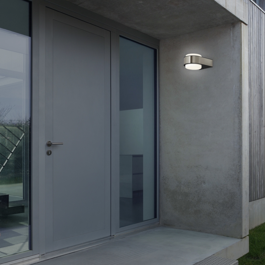 Briloner 3035-012- LED Venkovní nástěnné svítidlo HANAU LED/6,5W/230V IP44 matný chrom
