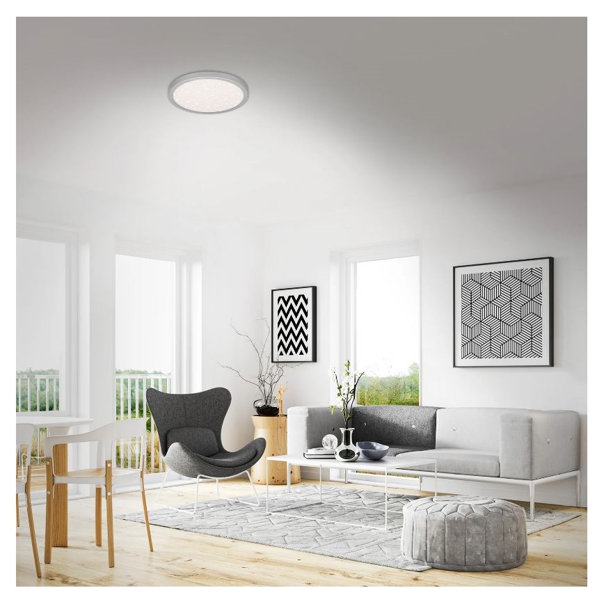Briloner 3071-014 - LED Stropní svítidlo RUNA LED/24W/230V stříbrná