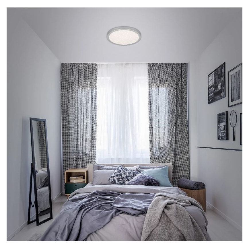 Briloner 3071-014 - LED Stropní svítidlo RUNA LED/24W/230V stříbrná