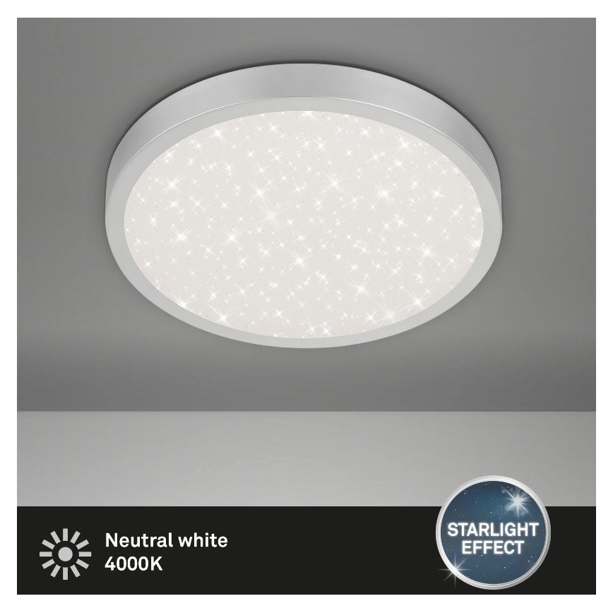 Briloner 3071-014 - LED Stropní svítidlo RUNA LED/24W/230V stříbrná